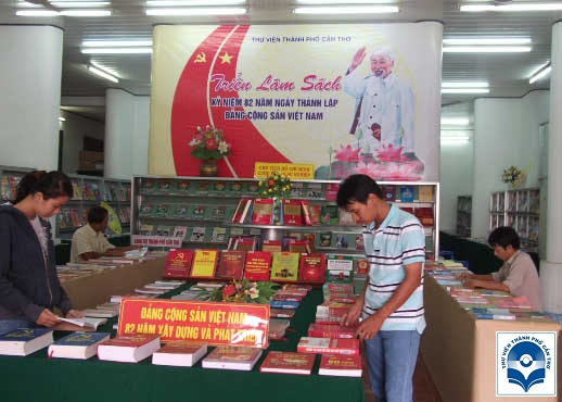 Thư viện TP. Cần Thơ triển lãm sách kỷ niệm 82 năm Ngày thành lập Đảng Cộng sản Việt Nam (3/2/1930 – 3/2/2012)