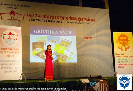 Giới thiệu sách trong Hội thi Tuyên truyền lưu động TP Cần Thơ lần thứ 34 - năm 2012