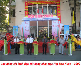 Khai mạc Hội Báo Xuân - 2009 tại Thư viện thành phố Cần Thơ