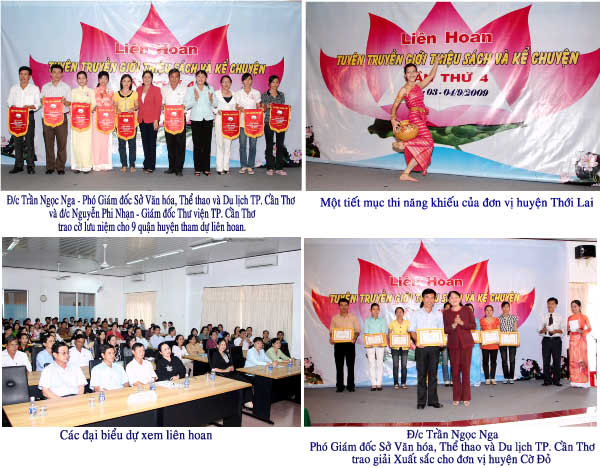 Liên hoan Tuyên truyền giới thiệu sách và kể chuyện ngành Thư viện công cộng TP. Cần Thơ năm 2009