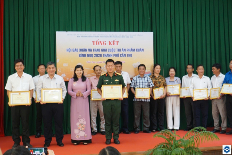 TỔNG KẾT HỘI BÁO XUÂN VÀ CUỘC THI ẤN PHẨM XUÂN BÍNH NGỌ THÀNH PHỐ CẦN THƠ 2026