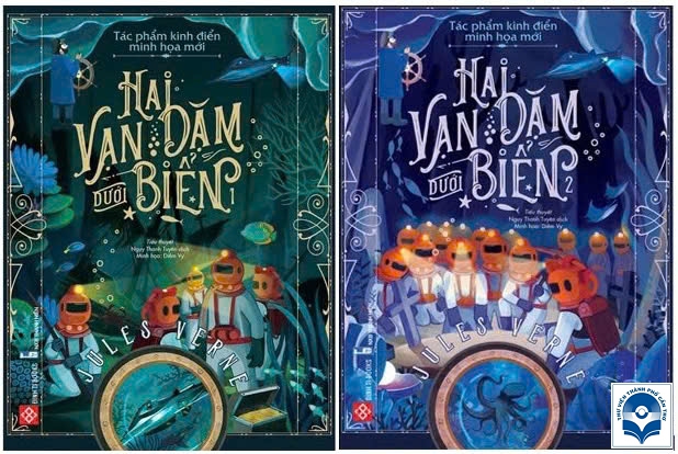 Hai vạn dặm dưới biển : Tiểu thuyết / Jules Verne; Nguỵ Thanh Tuyên dịch; Minh hoạ: Diễm My. - H. : Thanh niên, 2021. - 2 tập : Tranh vẽ; 19cm.